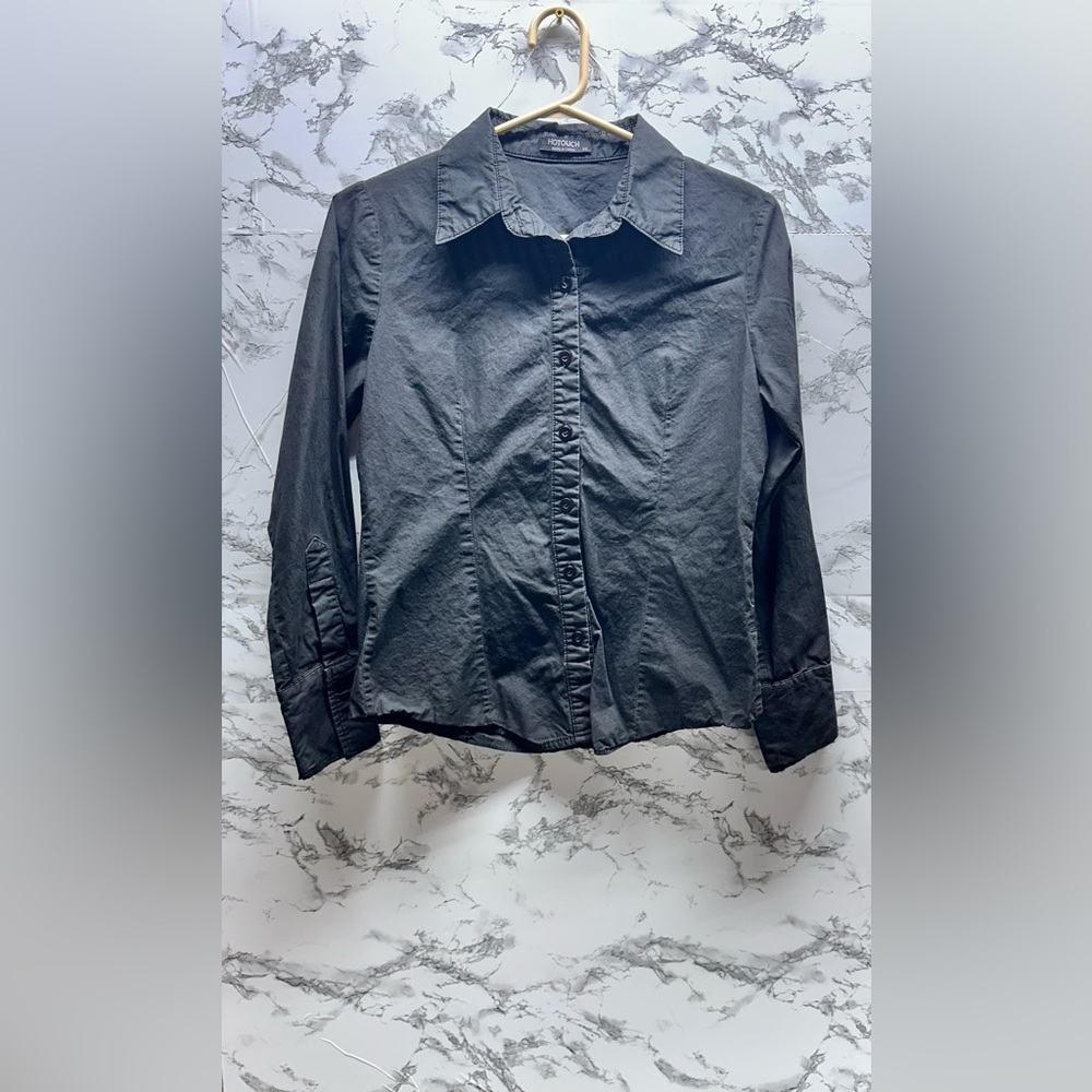 Classic Black Button Down Shirt